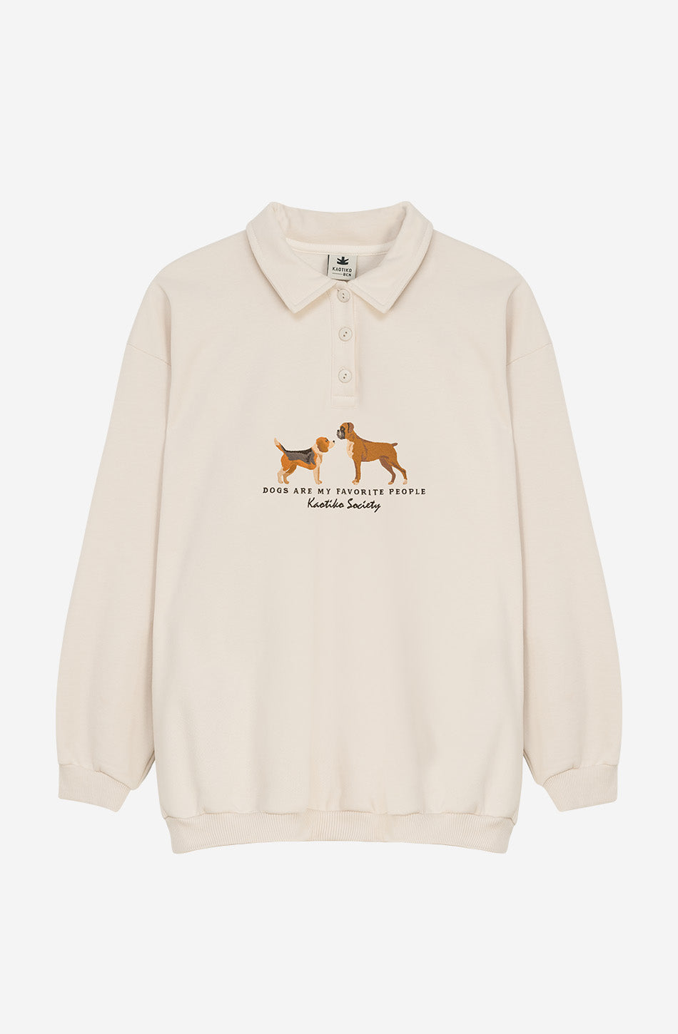 Welpen-Jack-Elfenbein-Sweatshirt