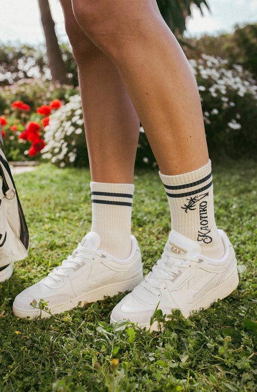 Palm Beach Elfenbeinsocken