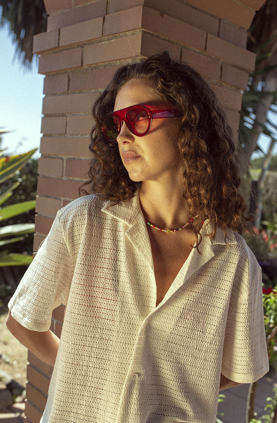 Ivory Crochet Shirt