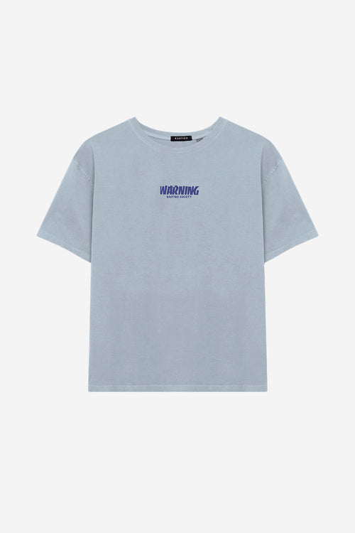 Gewaschenes Warning Steel T-Shirt