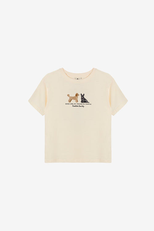 Puppies Elliott T-Shirt Ivoire