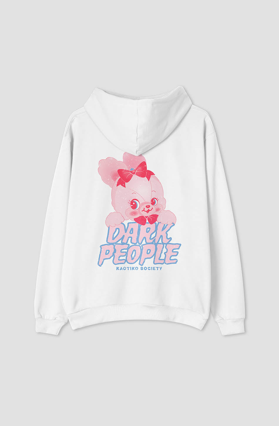 Weißes Sweatshirt aus Bio-Baumwolle von Dark People