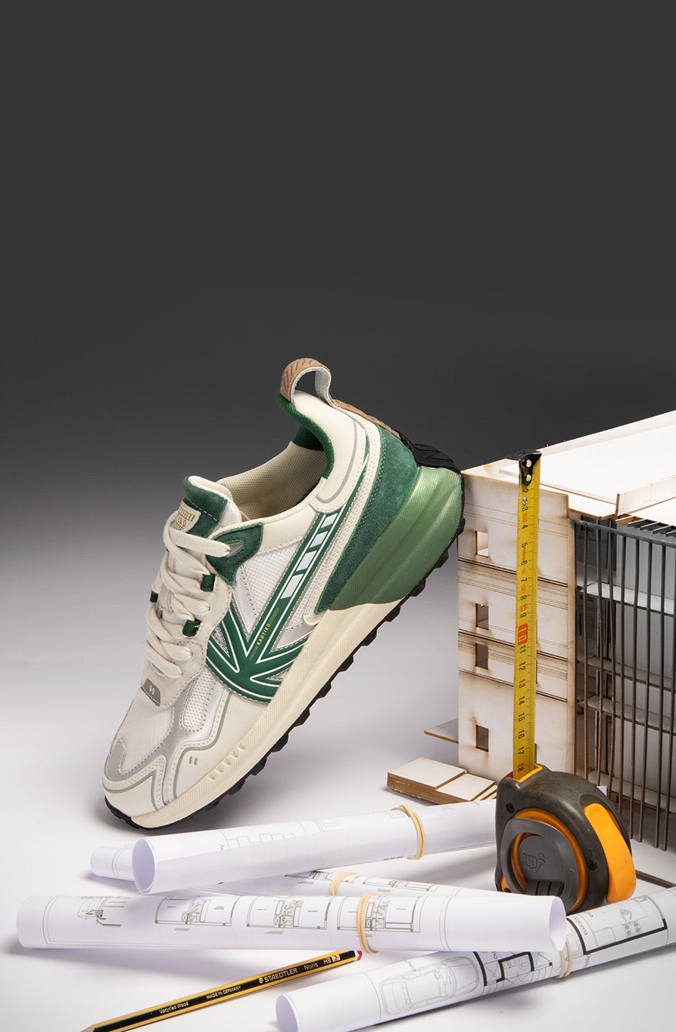 Kaotiko Vancouver Tech Grüne Turnschuhe