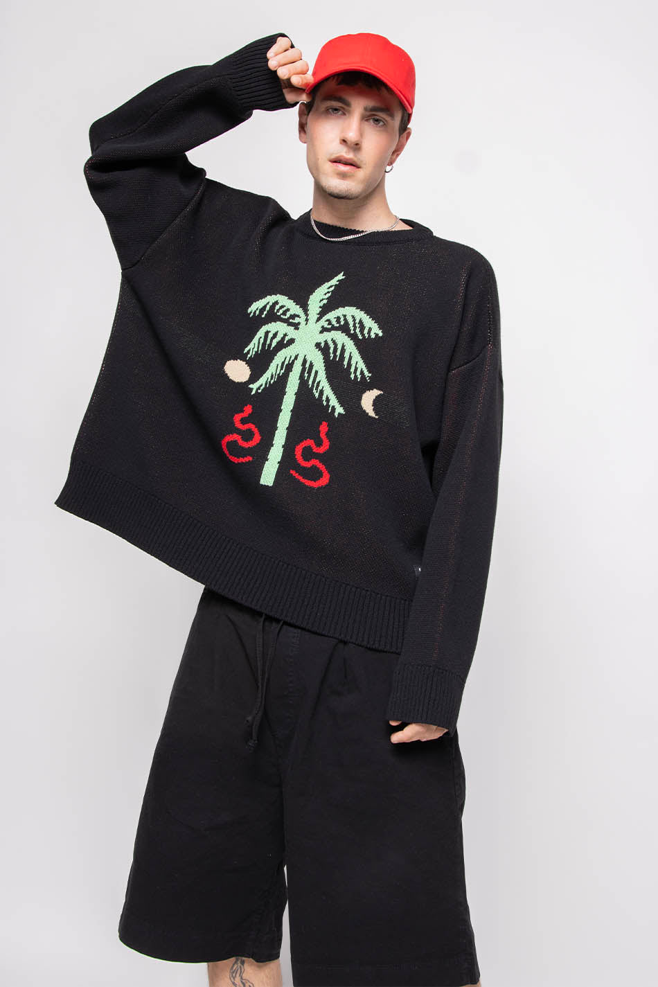 Dschungelschwarzer Pullover