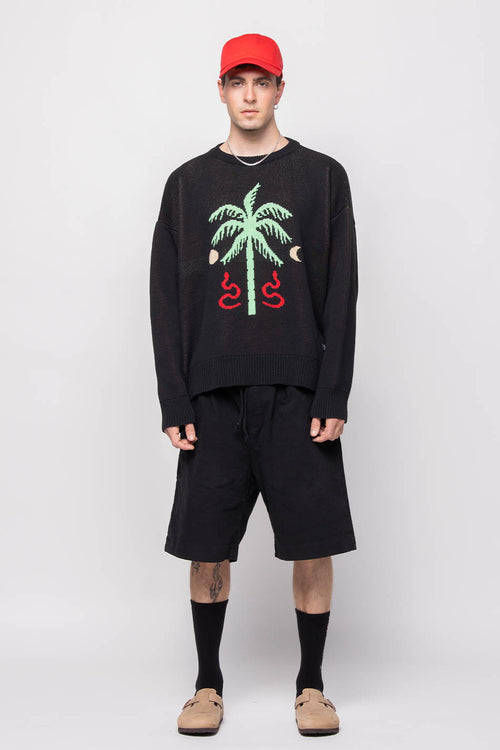 Dschungelschwarzer Pullover