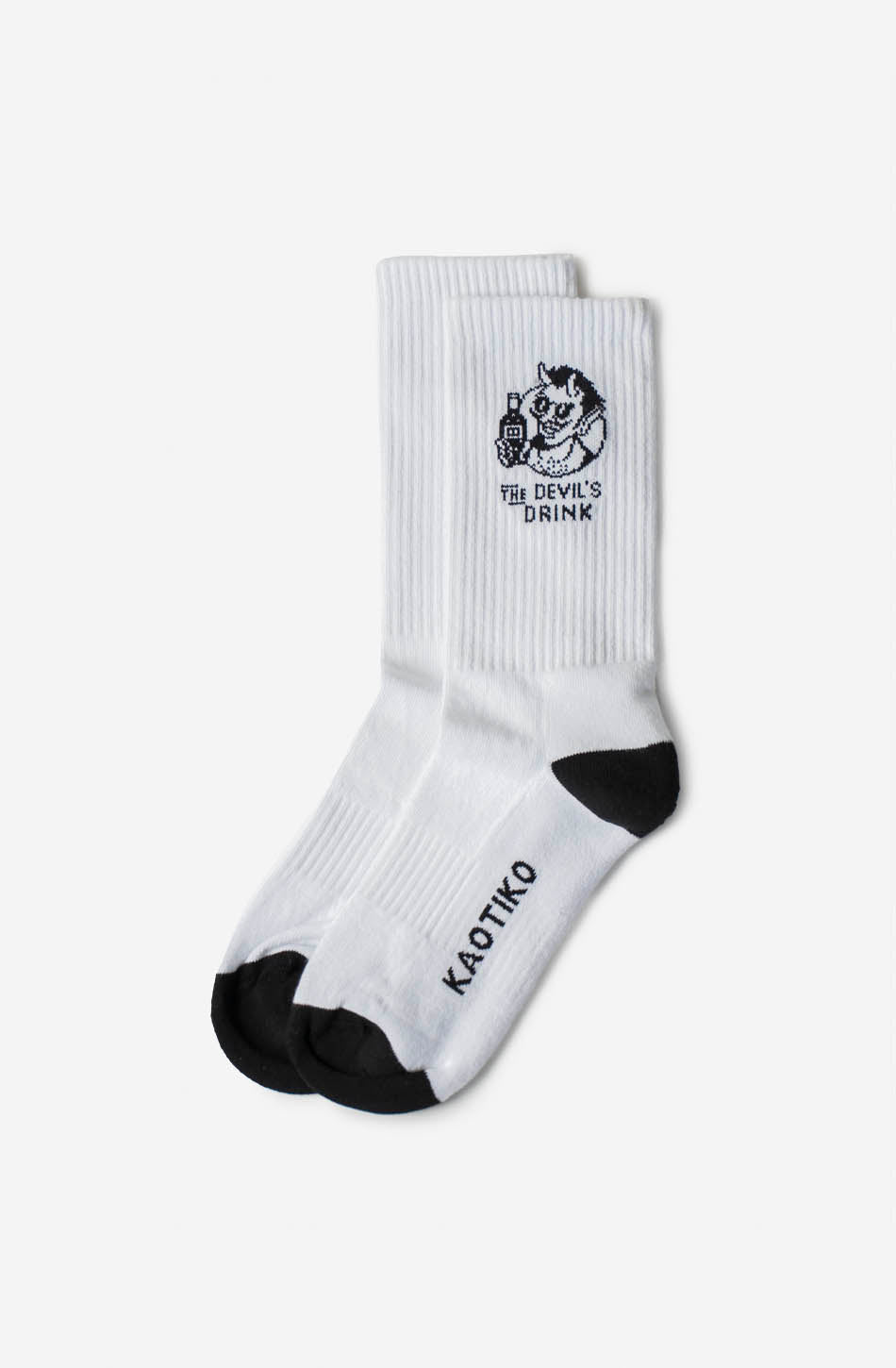 Calcetines Devil Drinks White
