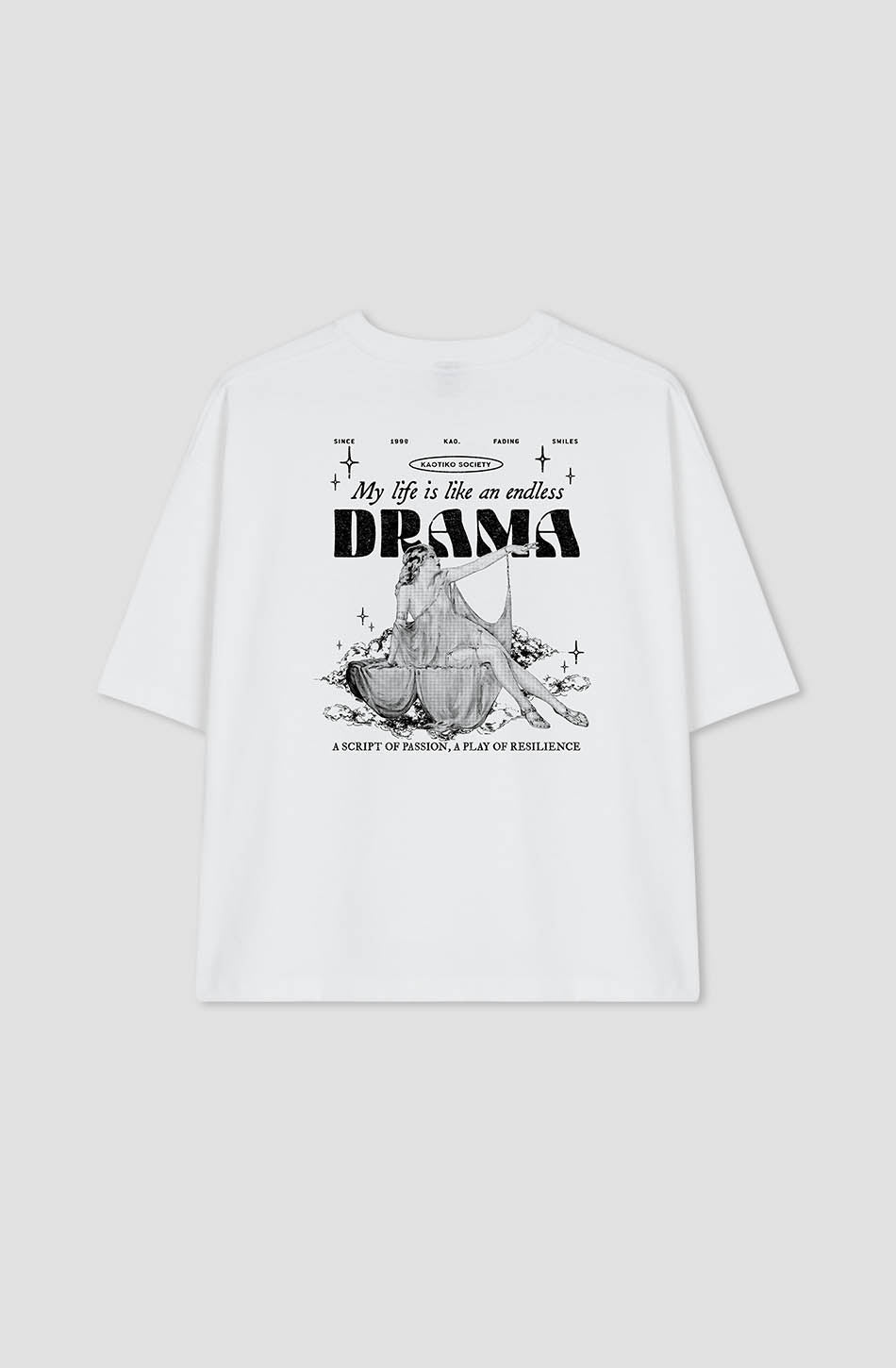 Camiseta Drama Organic Cotton White