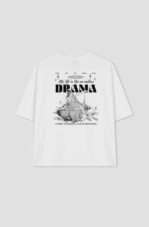 Camiseta Drama Organic Cotton White
