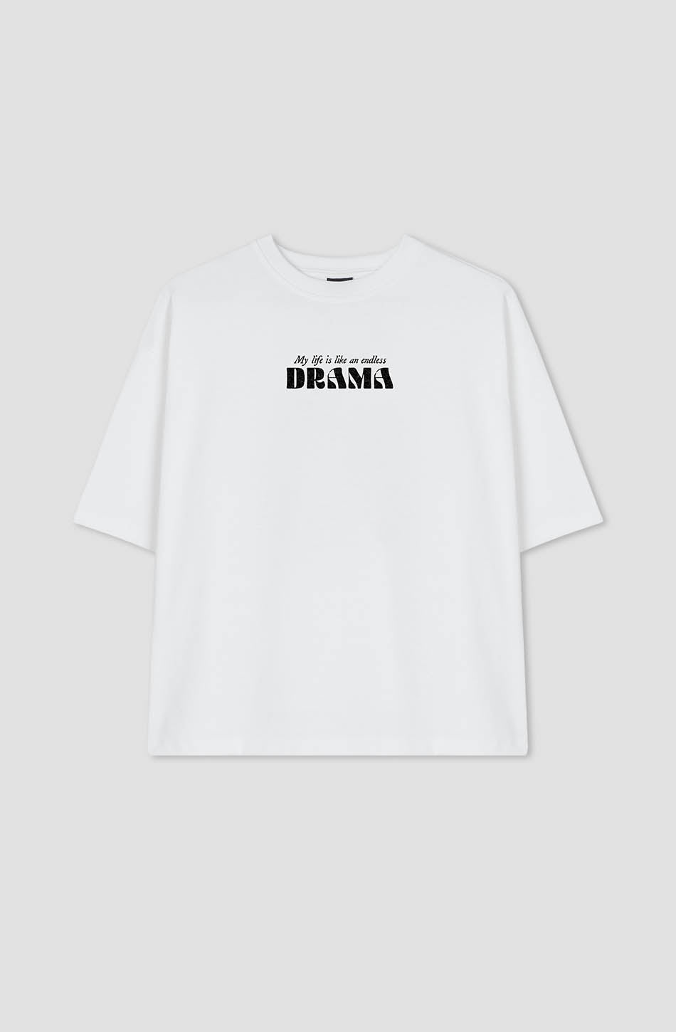 Camiseta Drama Organic Cotton White
