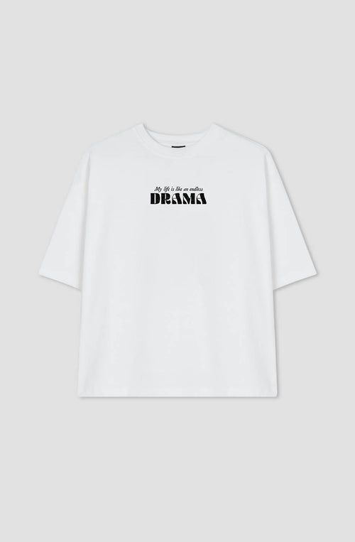 Camiseta Drama Organic Cotton White