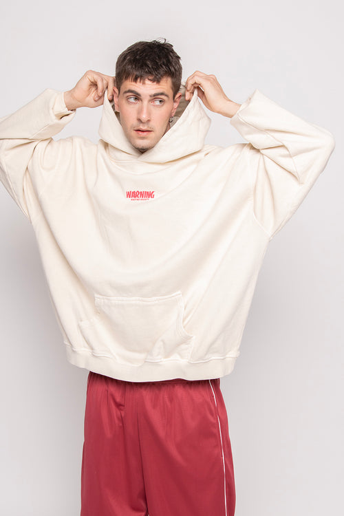Sweatshirt mit gewaschenem Warnknochen