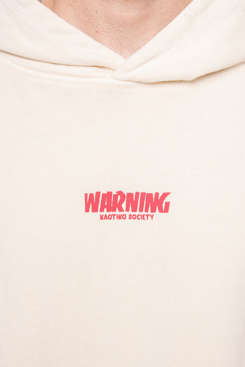 Sweatshirt mit gewaschenem Warnknochen