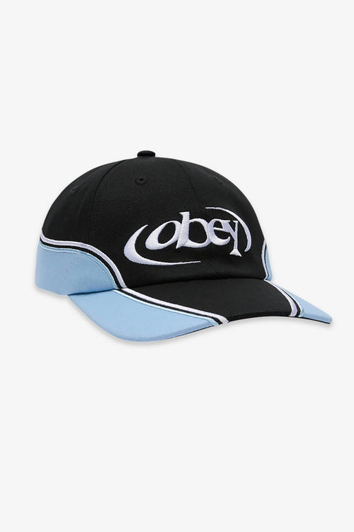 Obey Speedway Velcro Black Cap