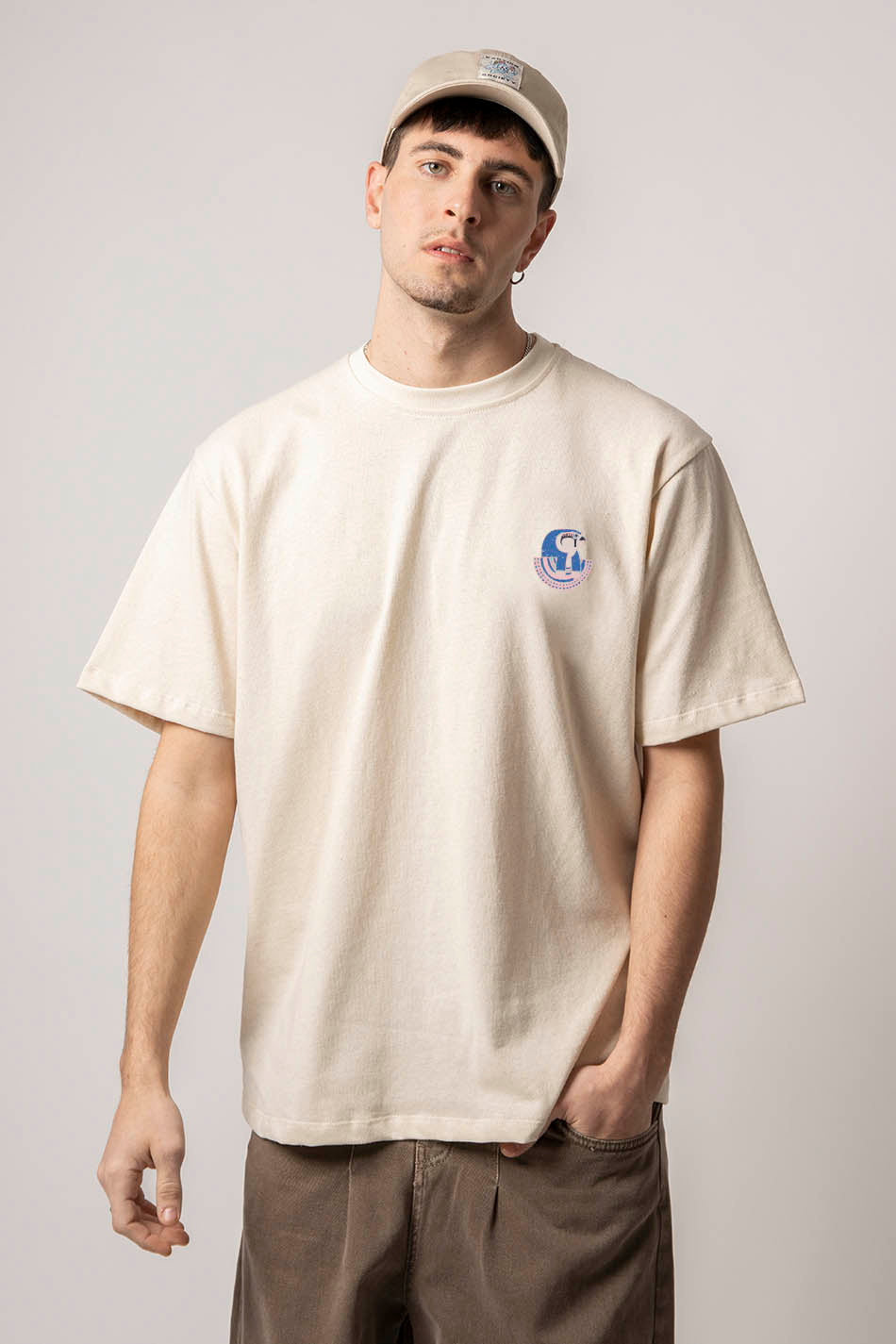 T-Shirt Timeless Immensity Tabacco aus Bio-Baumwolle