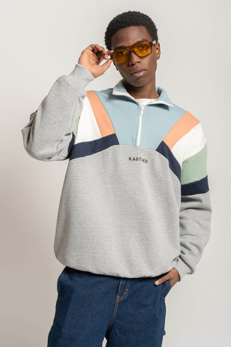 Sweatshirt Aleck Grey/Steel