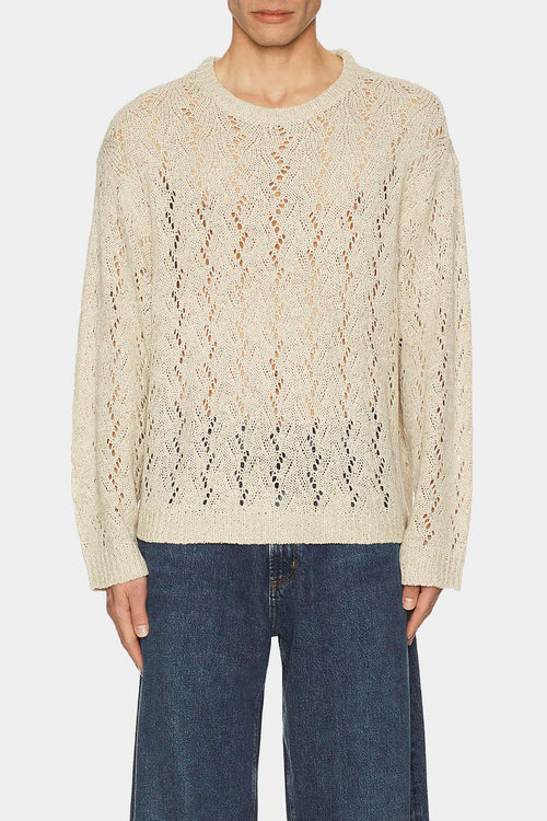 Obey Shimoda Tape Yarm Natural Sweater