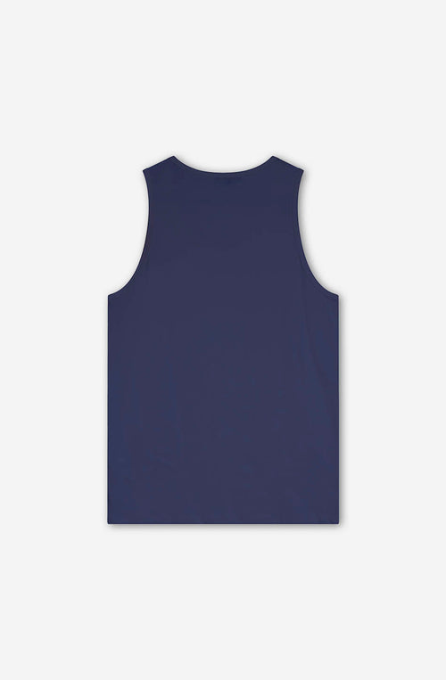 Kaotiko Palms Marineblaues Tanktop