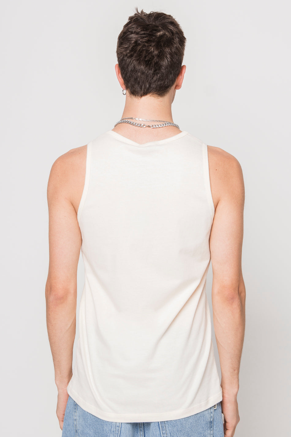 Tank Top Palms Ivory