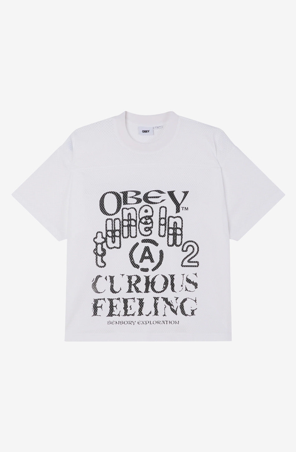 Obey – Weißes Ulmen-Übungs-T-Shirt