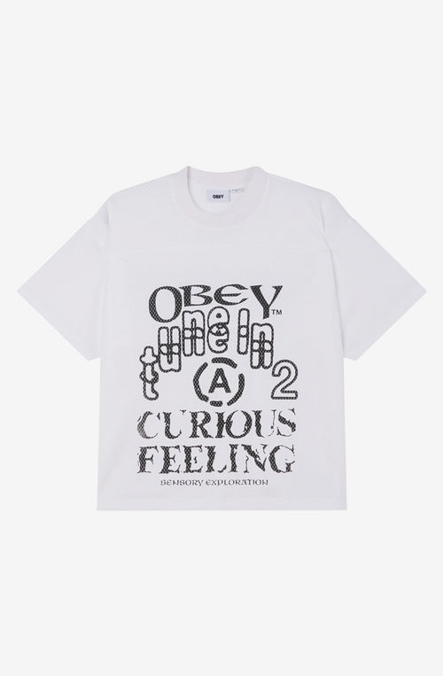 Obey – Weißes Ulmen-Übungs-T-Shirt