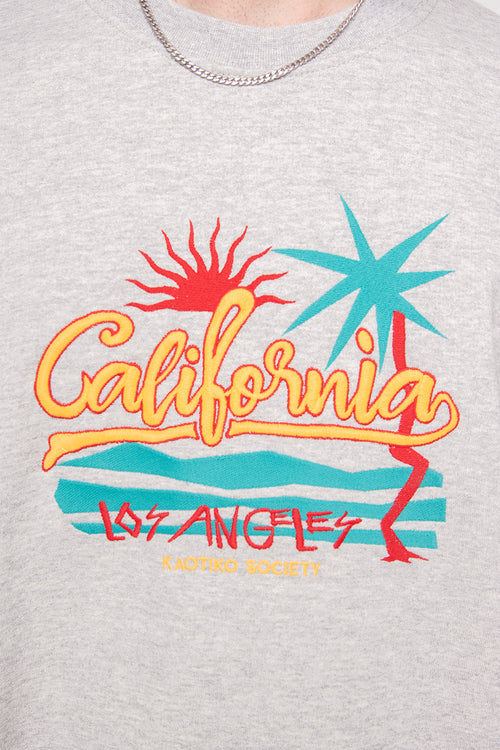 Graues Sweatshirt „Los Angeles“