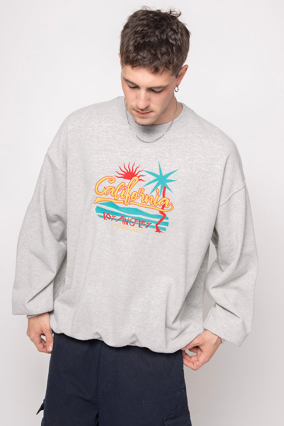 Graues Sweatshirt „Los Angeles“