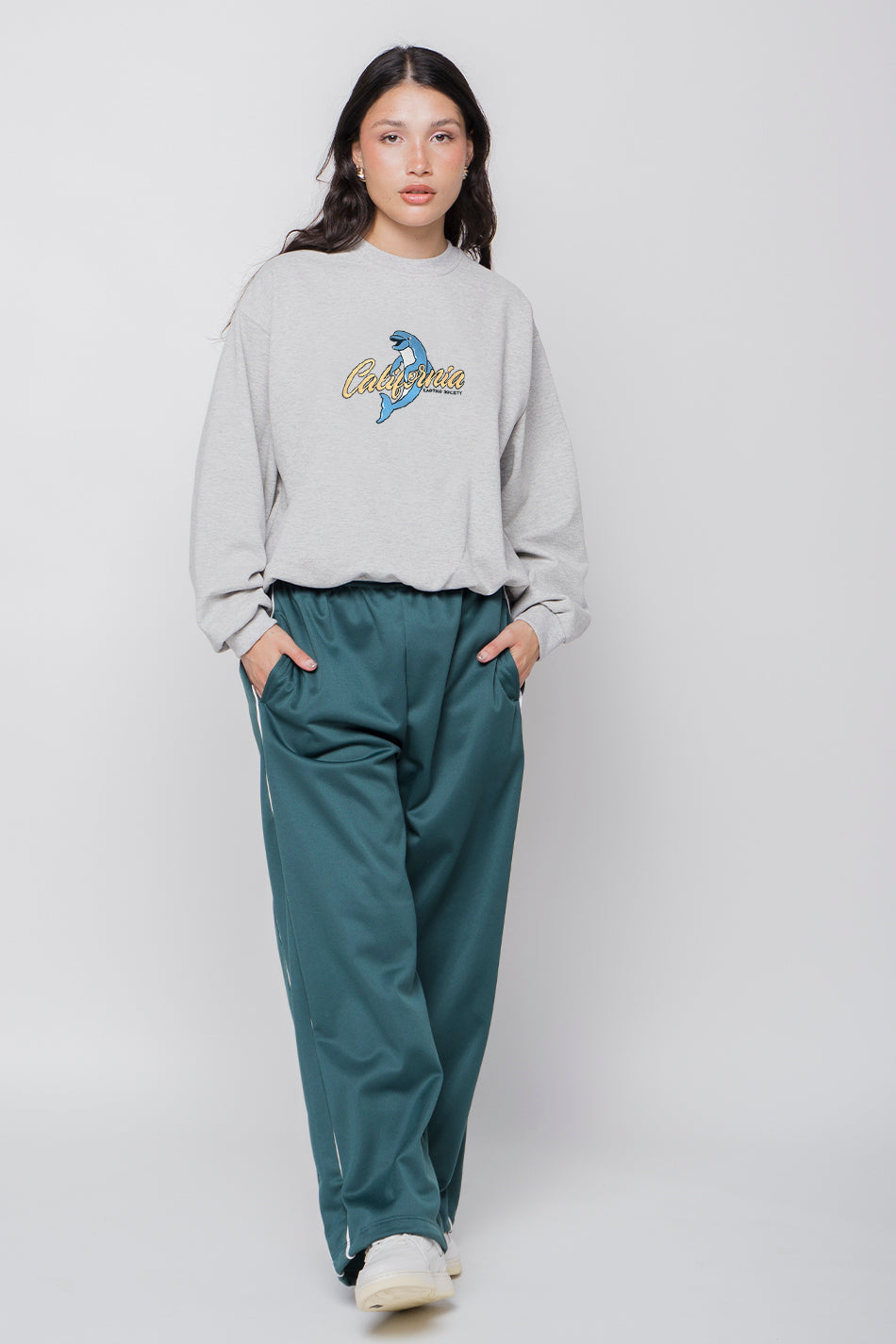 Crew Flipper Grau