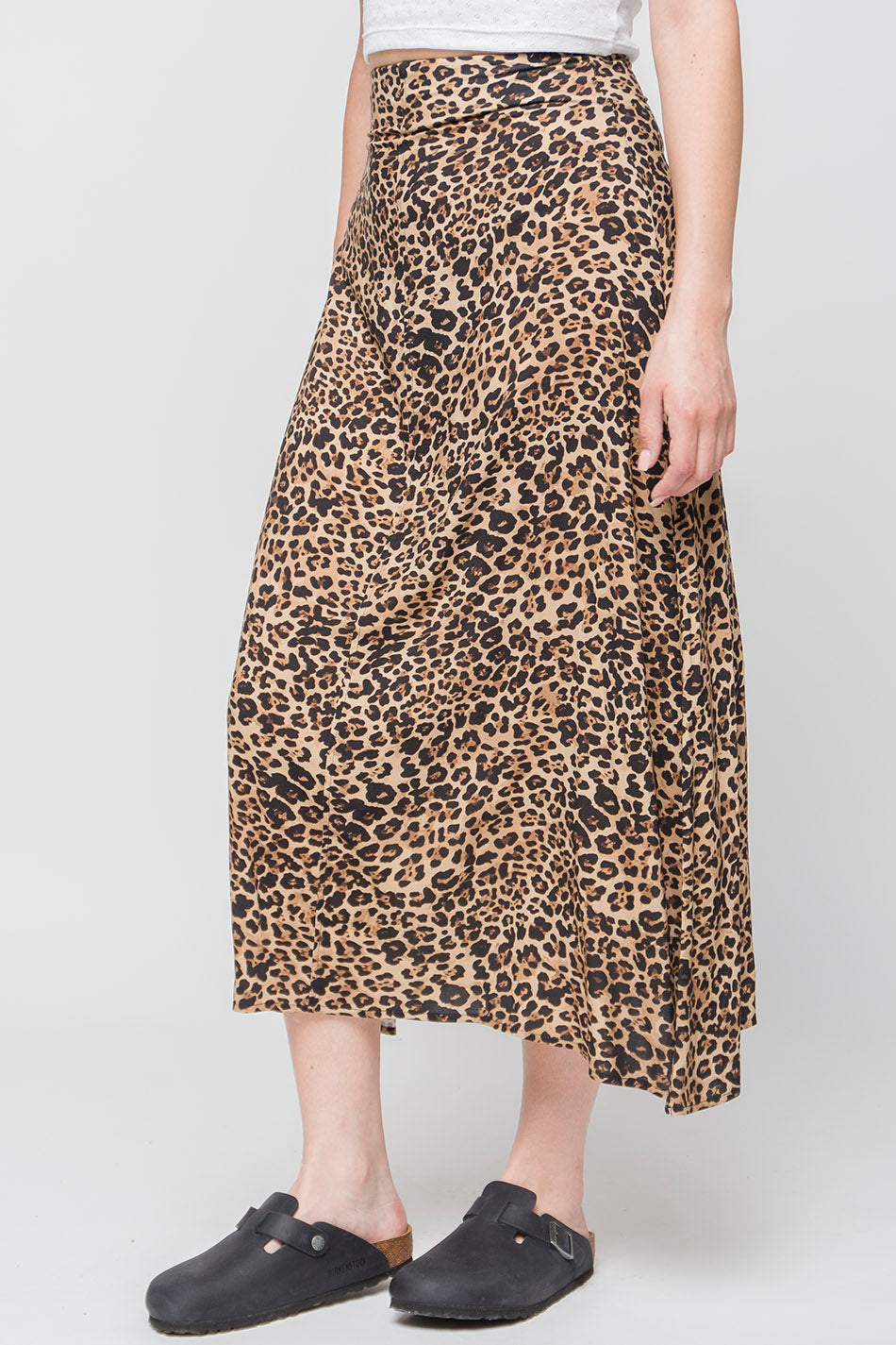 Print Zara Falda Midi Leopardo Zara Leopard Print Falda Leopardo