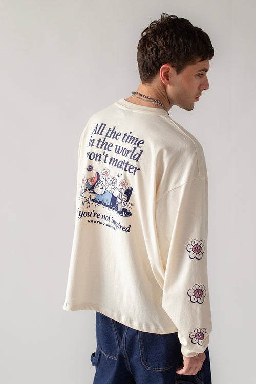 T-Shirt en coton biologique All The Time Ivory