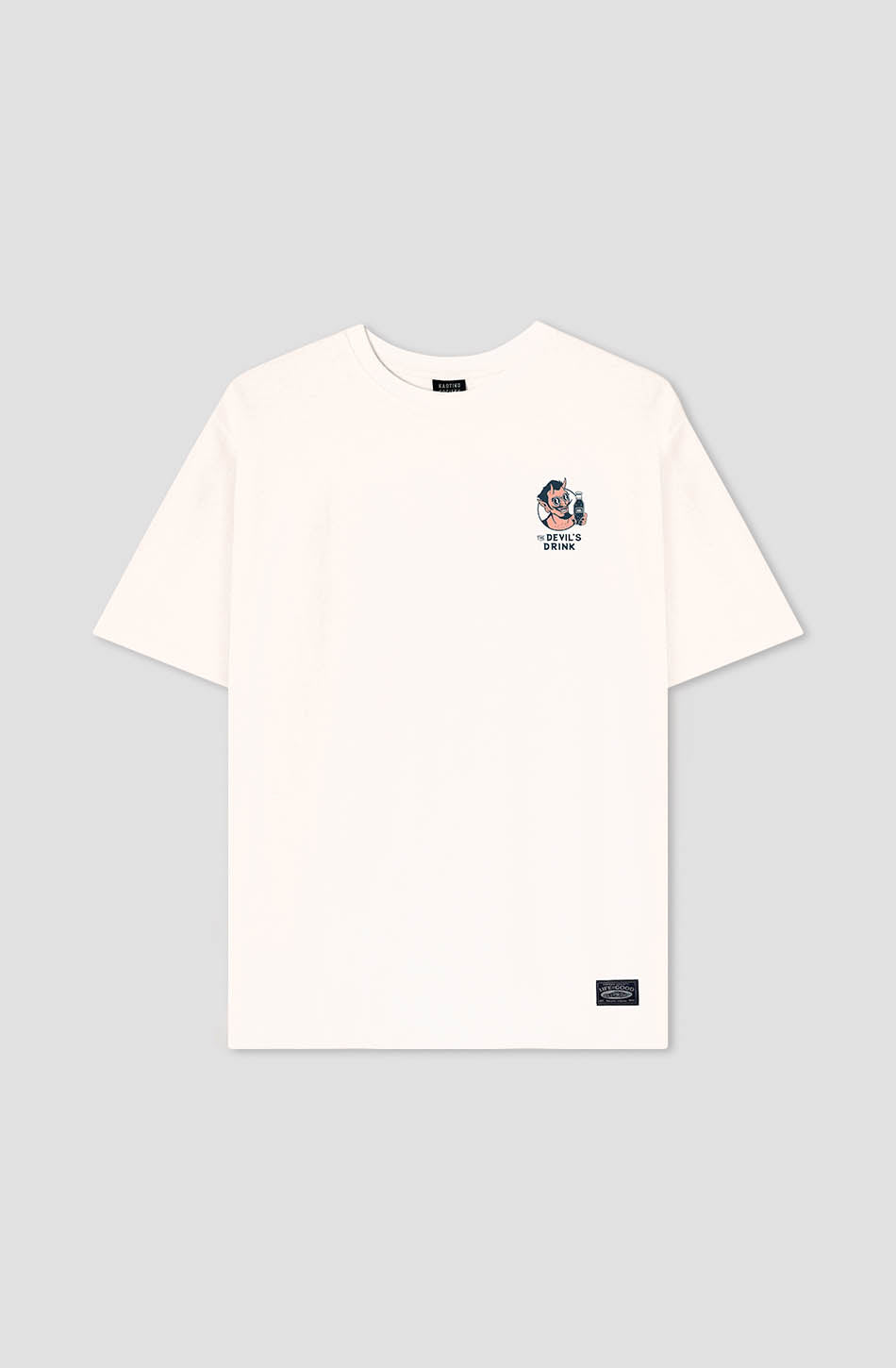 T-Shirt aus Bio-Baumwolle mit Aufschrift Gas Station