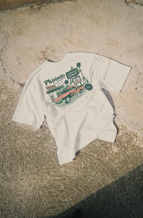 T-shirt en coton bio - Station-service