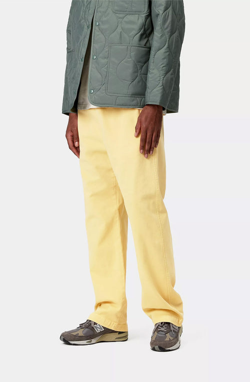 Carhartt WIP – Loyde – Stretch-Hose in Air-Gelb