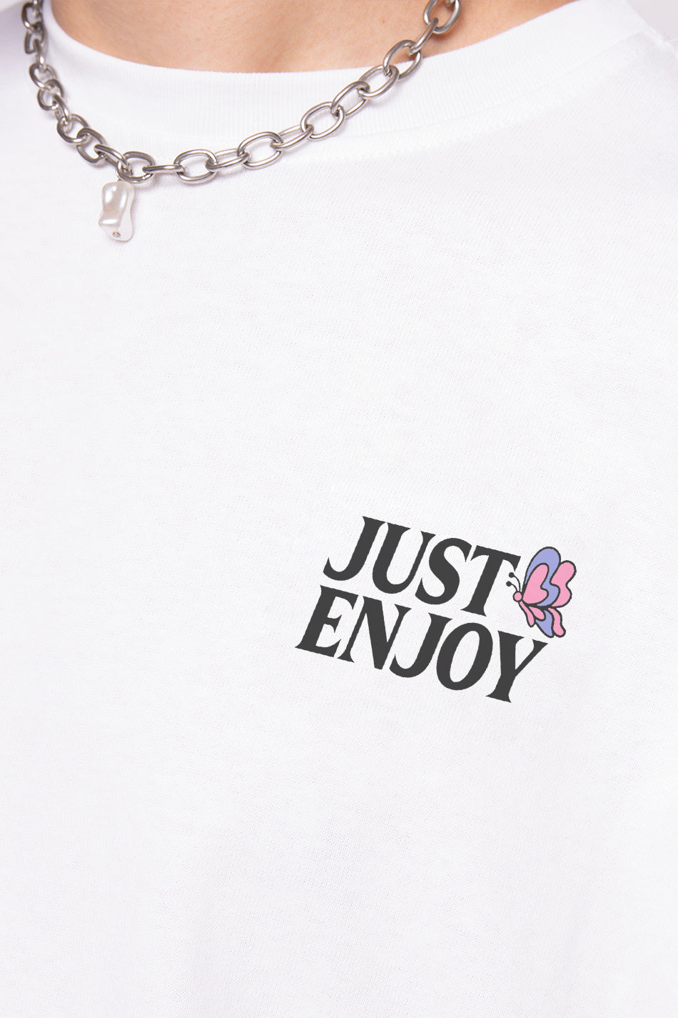 Camiseta Just Enjoy Organic Cotton White