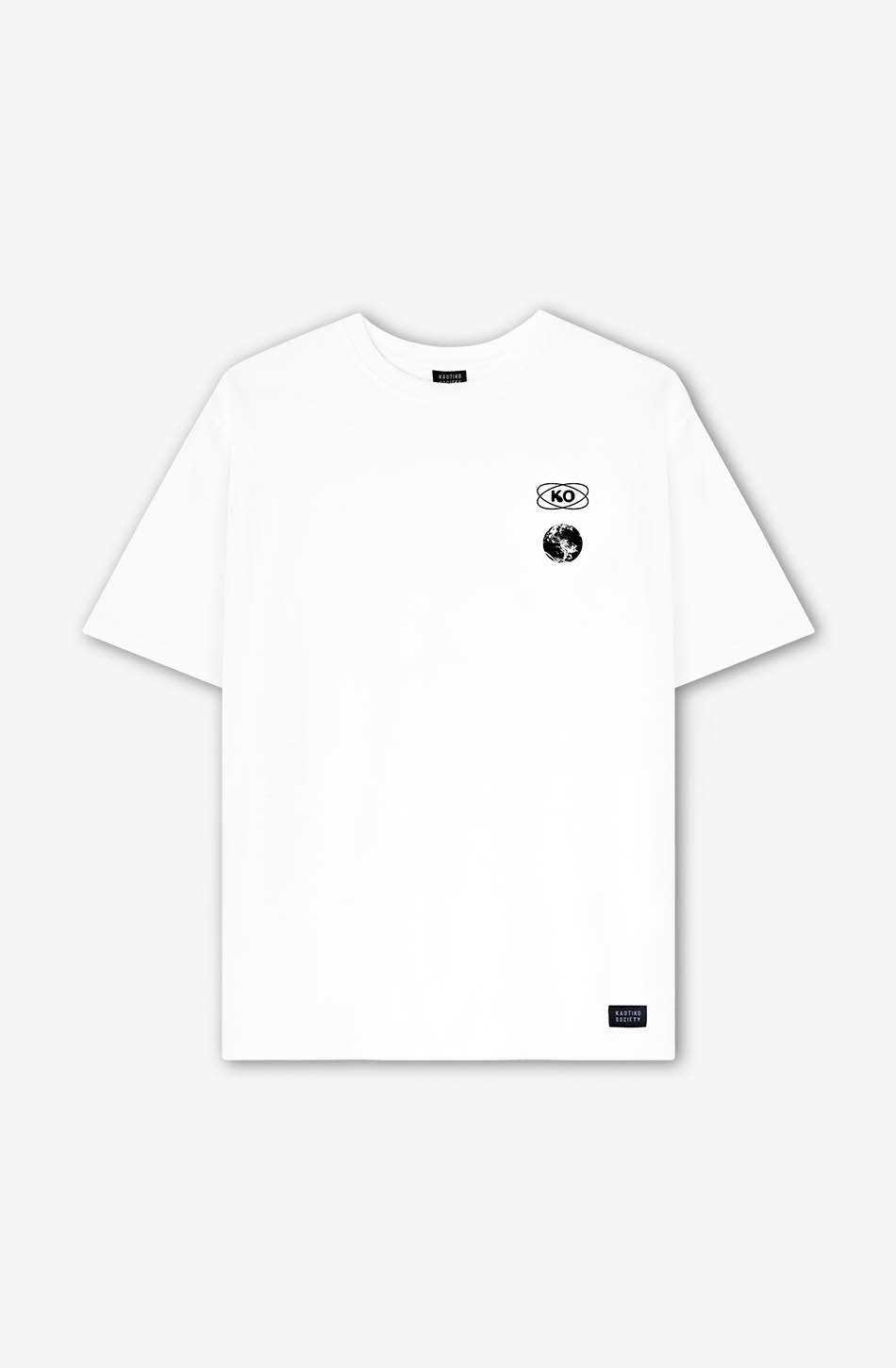 Blow It Up Bio-Baumwoll-T-Shirt, weiß