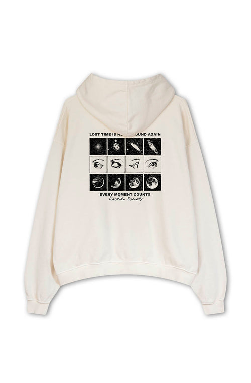 Sweat-shirt Washed Phases Eyes Bone