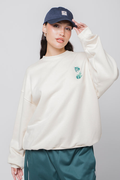 Sweatshirt aus Bio-Baumwolle mit DJ-Musik