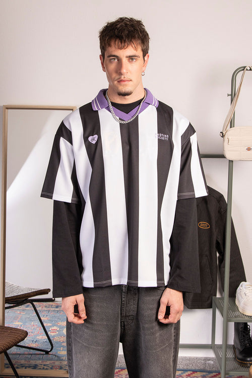 Polo Soccer Noir/ Blanc Love My Drama