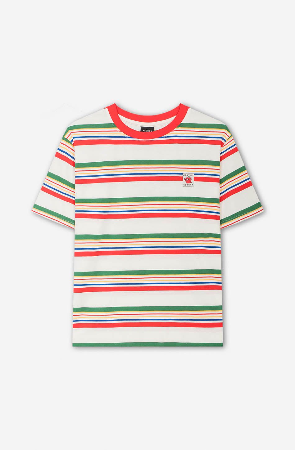 T-Shirt mit Apfelstreifen