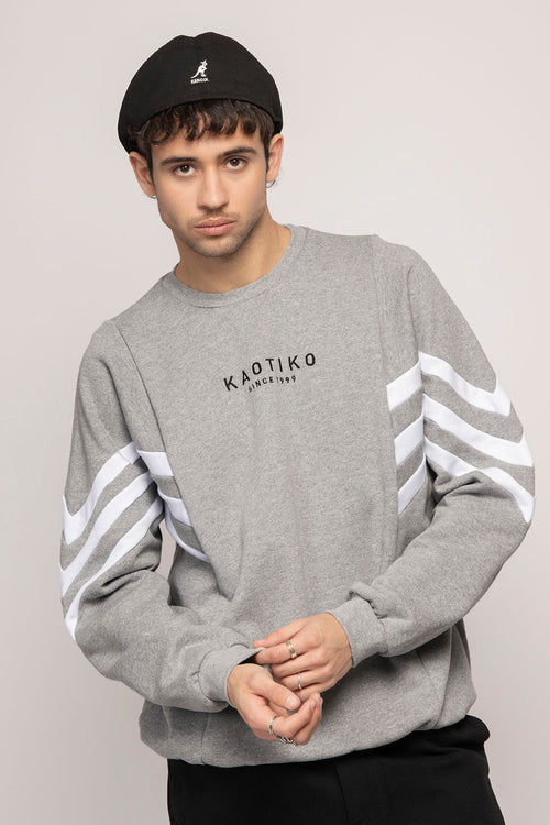 Chad Grey Vigoré Sweatshirt / Weiß