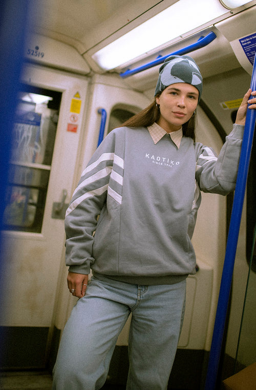 Sweat Chad Palid Bleu / Ivoire