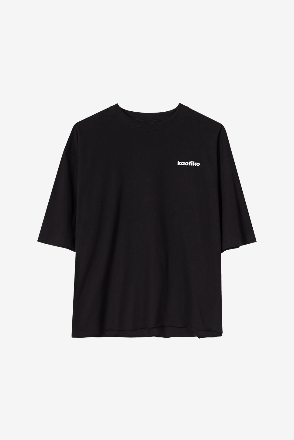 Calvin Branding Cropped Black T-shirt