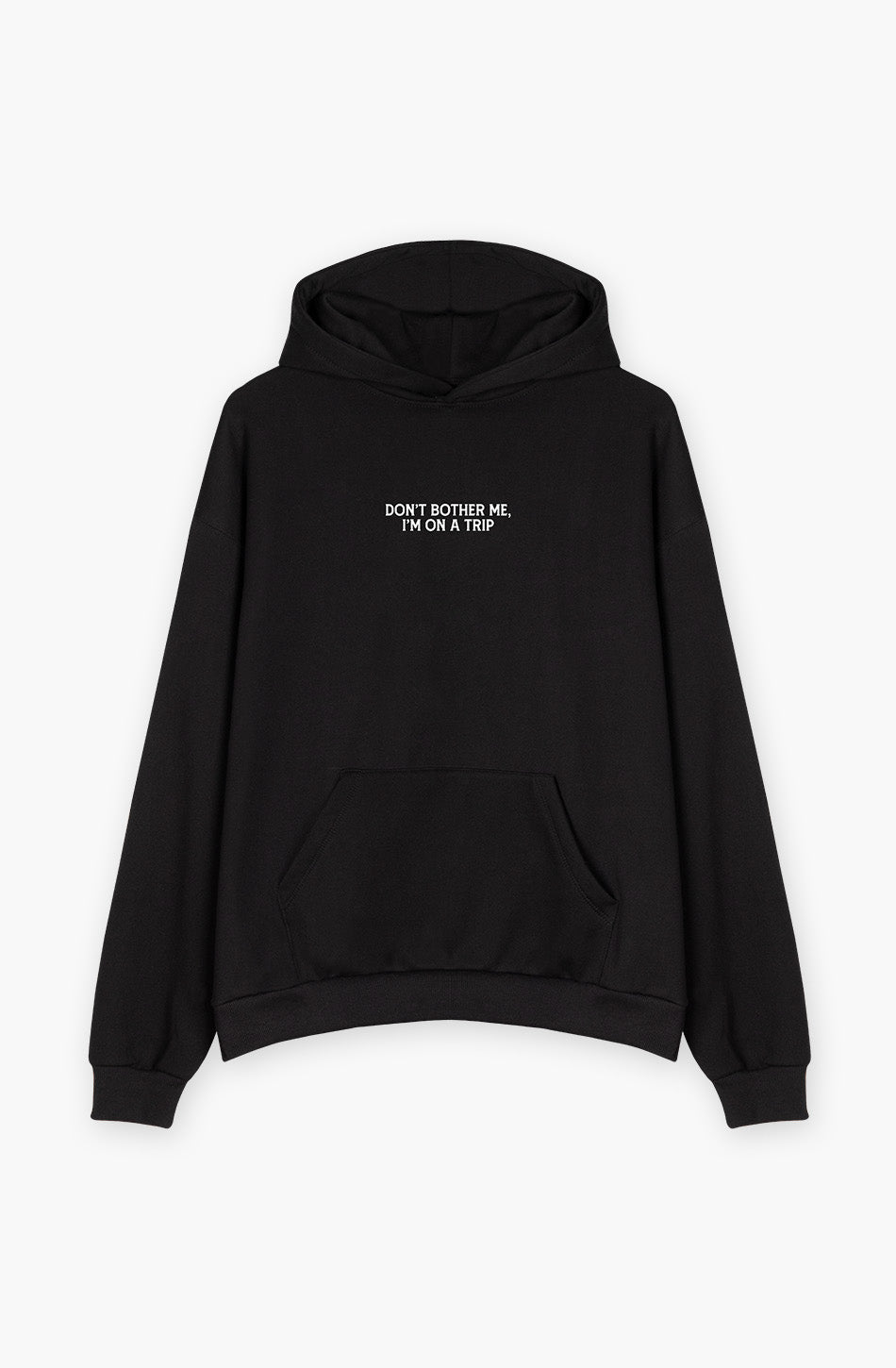 Gewaschenes Busy Cupid Schwarzes Sweatshirt