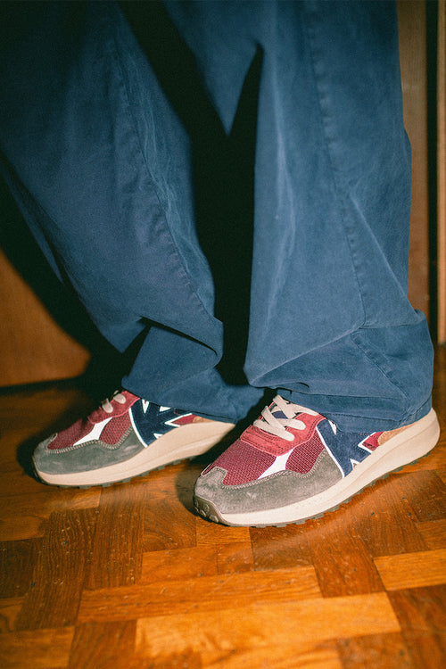 Kaotiko Vancouver Burgunderrote Turnschuhe
