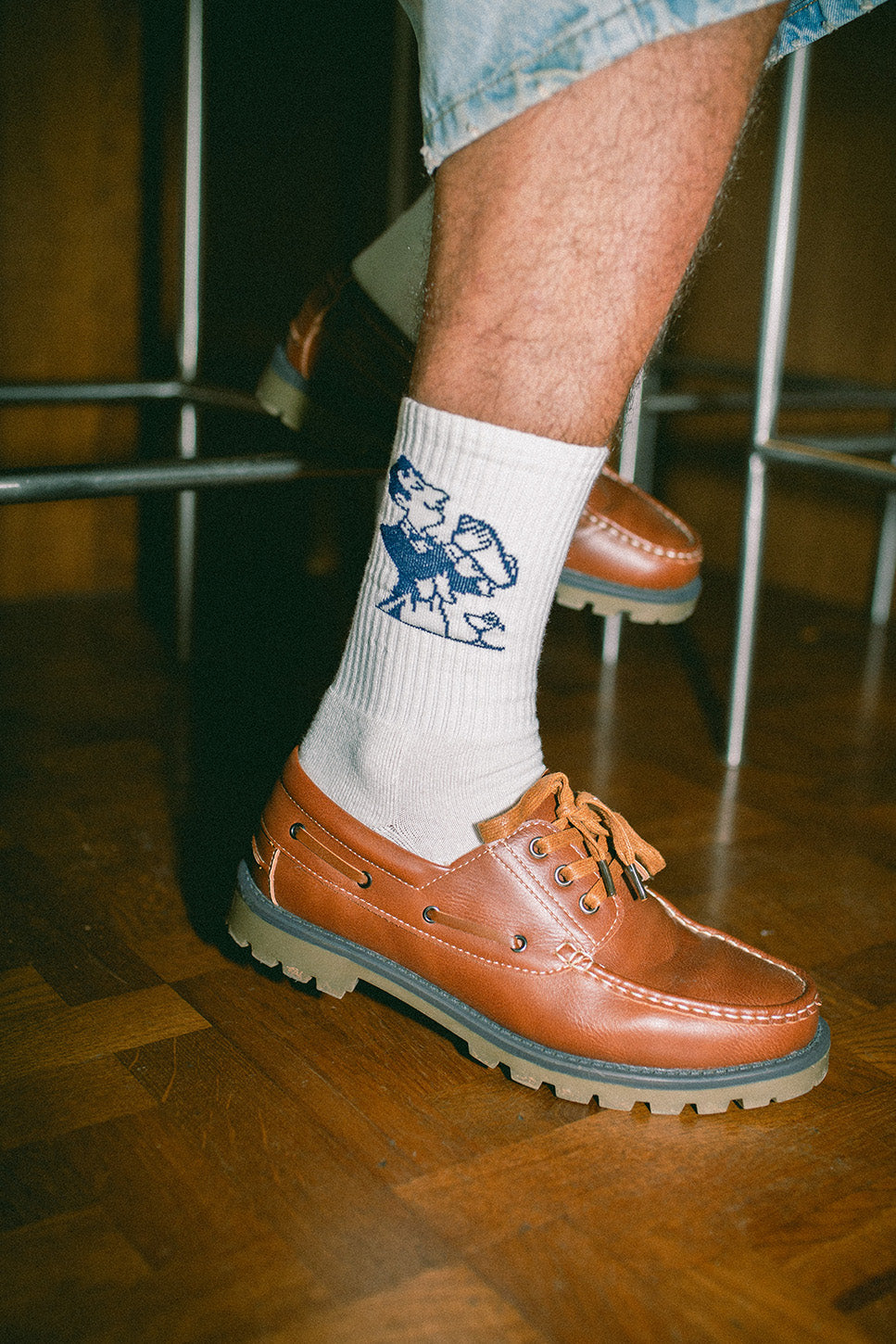 Cocktail Man Weiße Socken