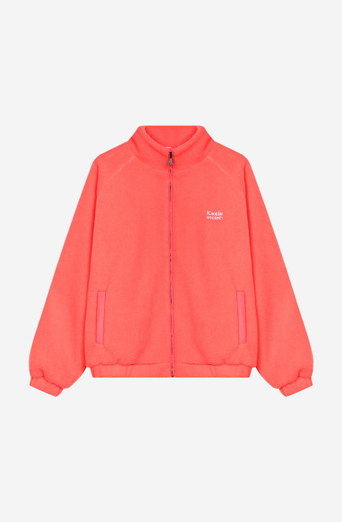 Life Is Tricky Red Fleece Jacket
