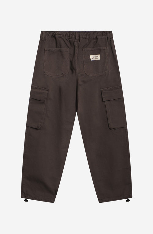Pantalon cargo Indie Records Marron