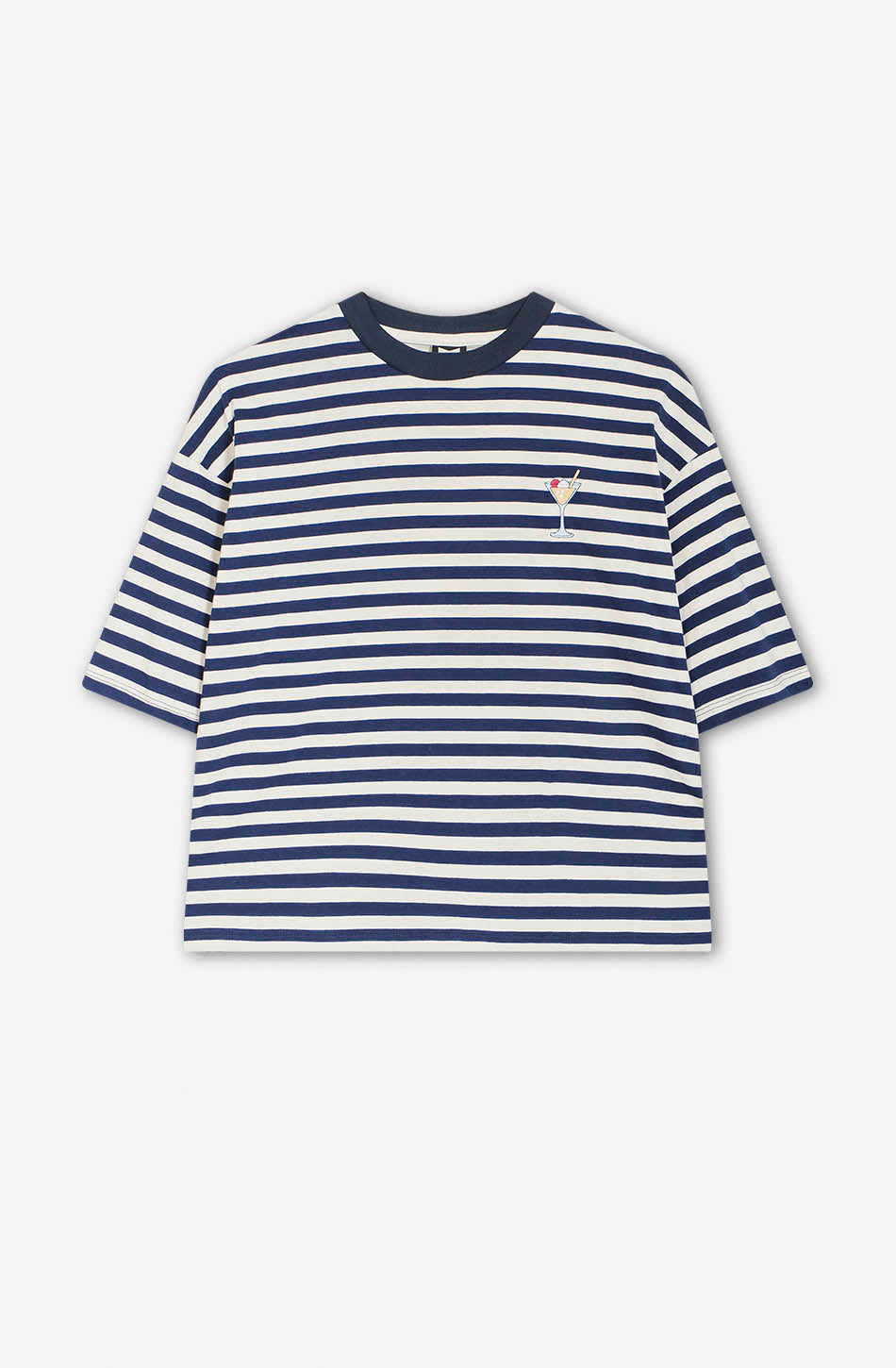 Camiseta Navy Stripeds Cocktail