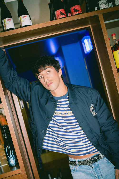 Cheers Darling Marineblaue Jacke