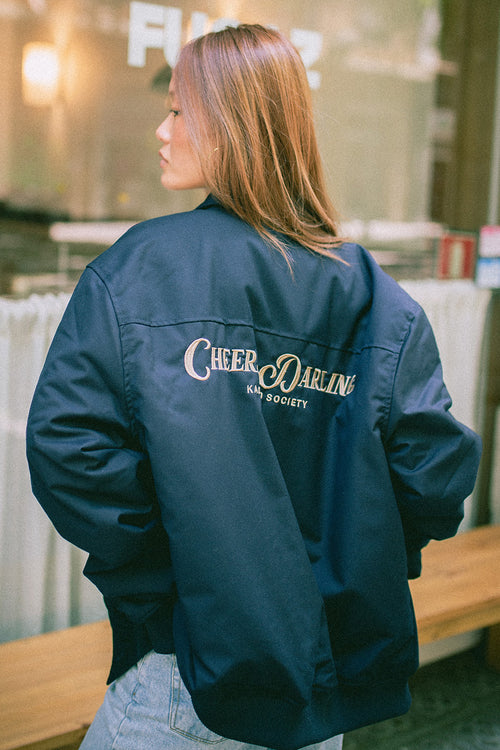 Cheers Darling Marineblaue Jacke