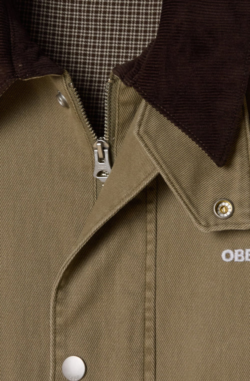 Obey – Caden Work – Jacke in verwaschenem Meerjungfrauen-Look